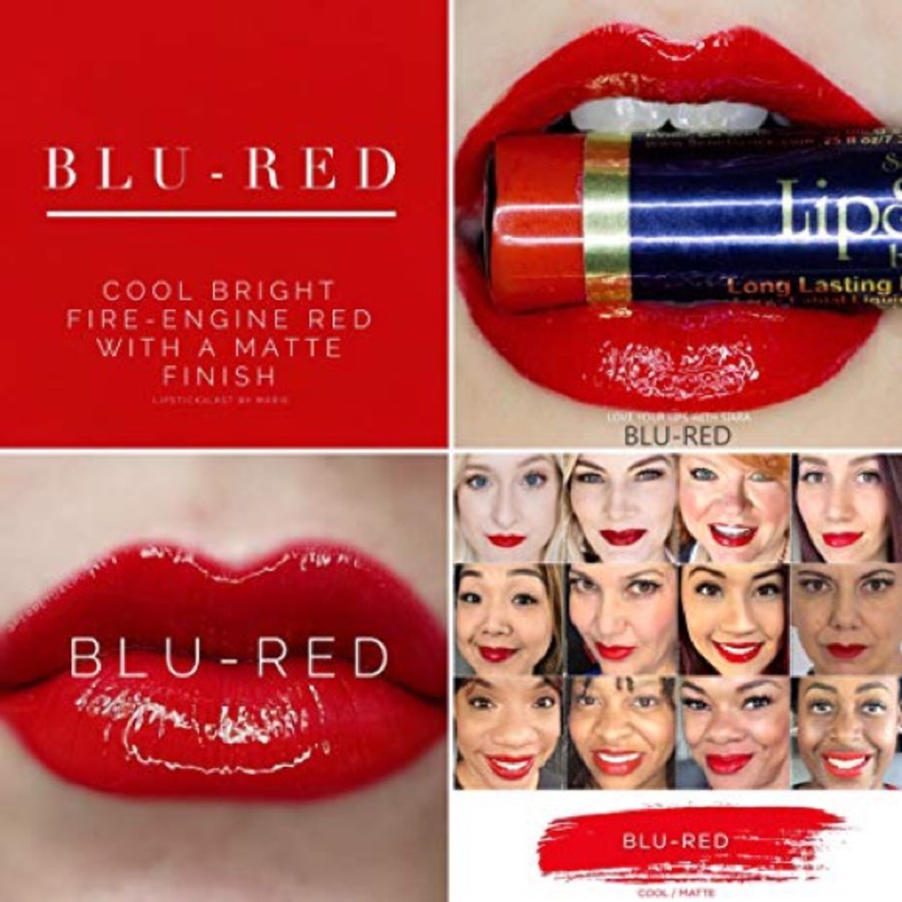 Blu Red NWT LipSense tester size
